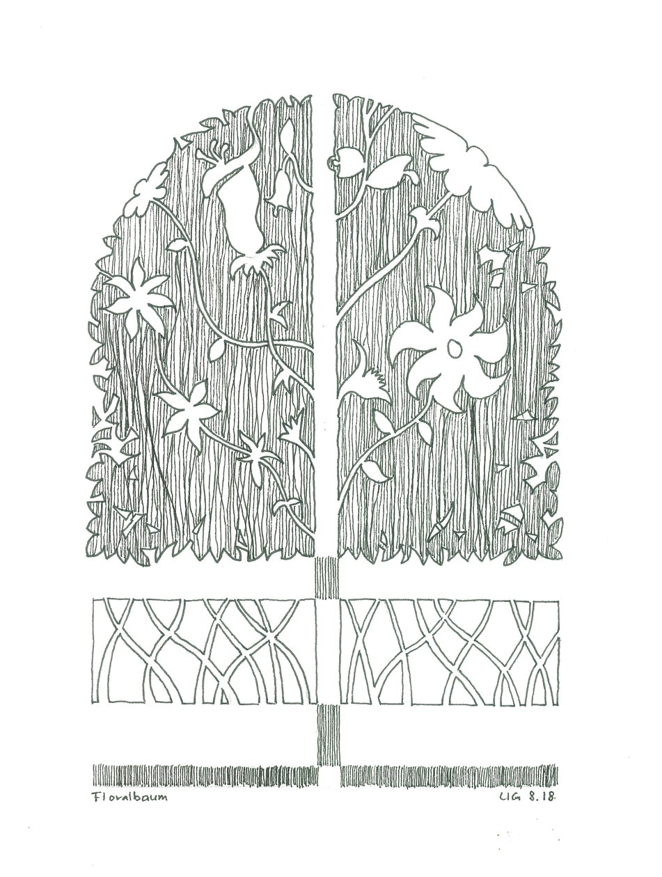Bloemenboom door Urs Grünenfelder