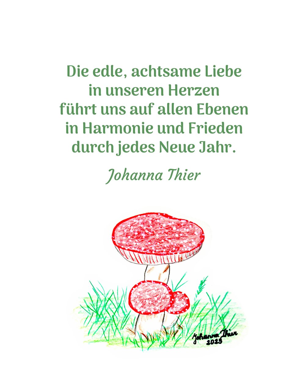 Een geluksbrenger voor iedereen ter wereld - Versie 2 door Johanna Thier