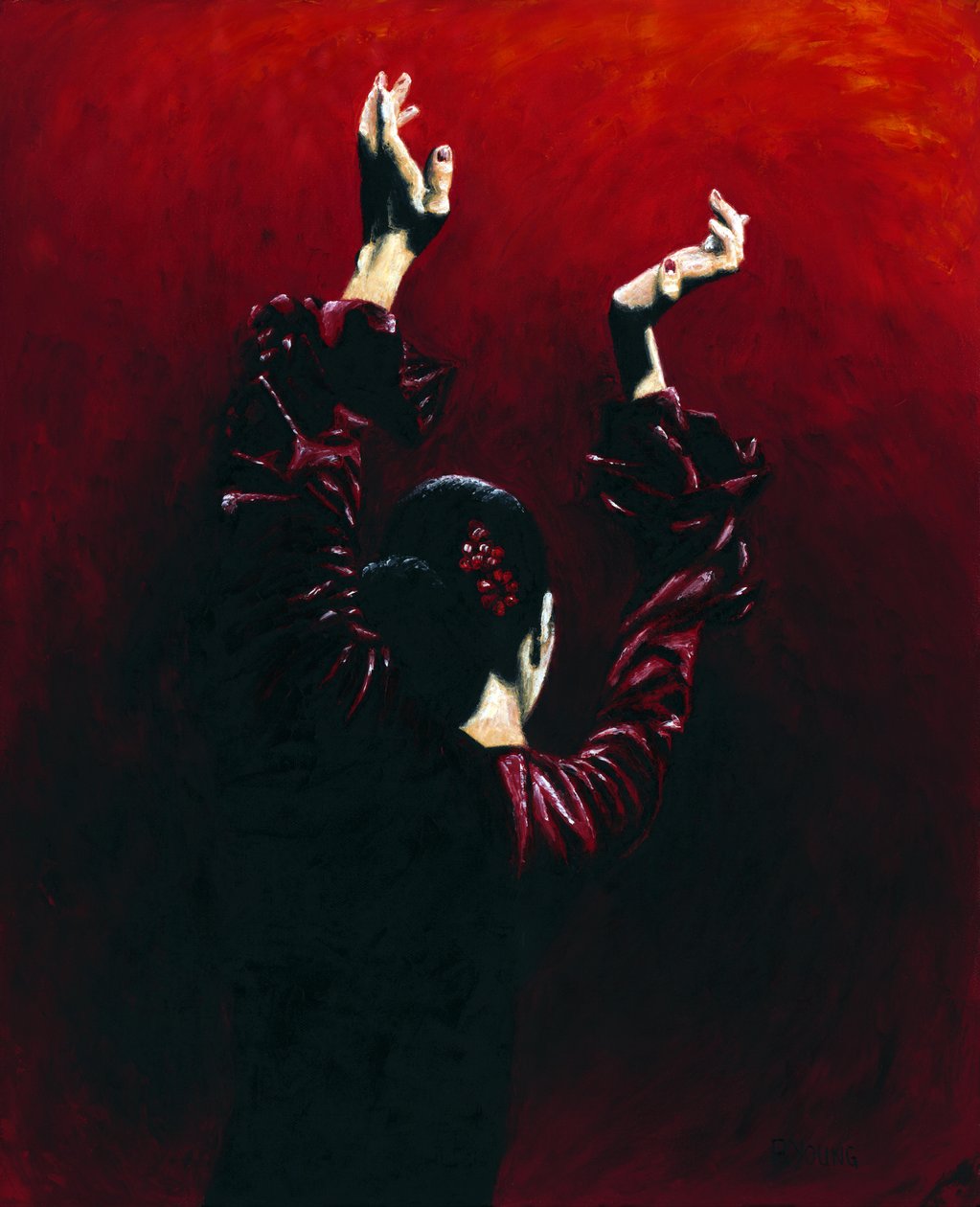 Flamenco Vuur door Richard Young