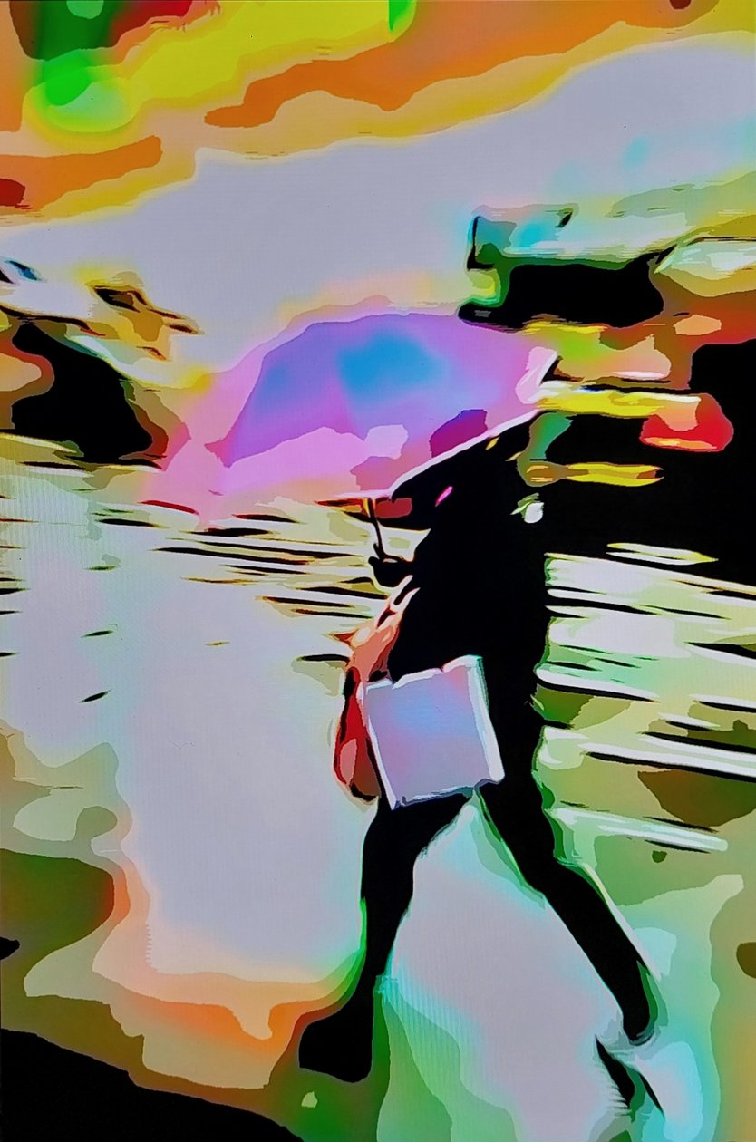 Psychedelisch meisje door Mavet