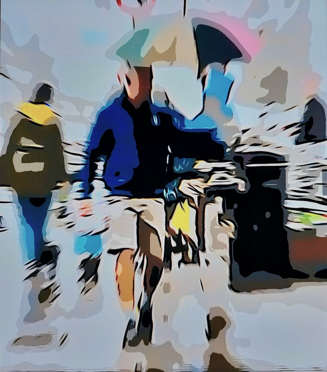 Urban veelkleurige regen door Mavet