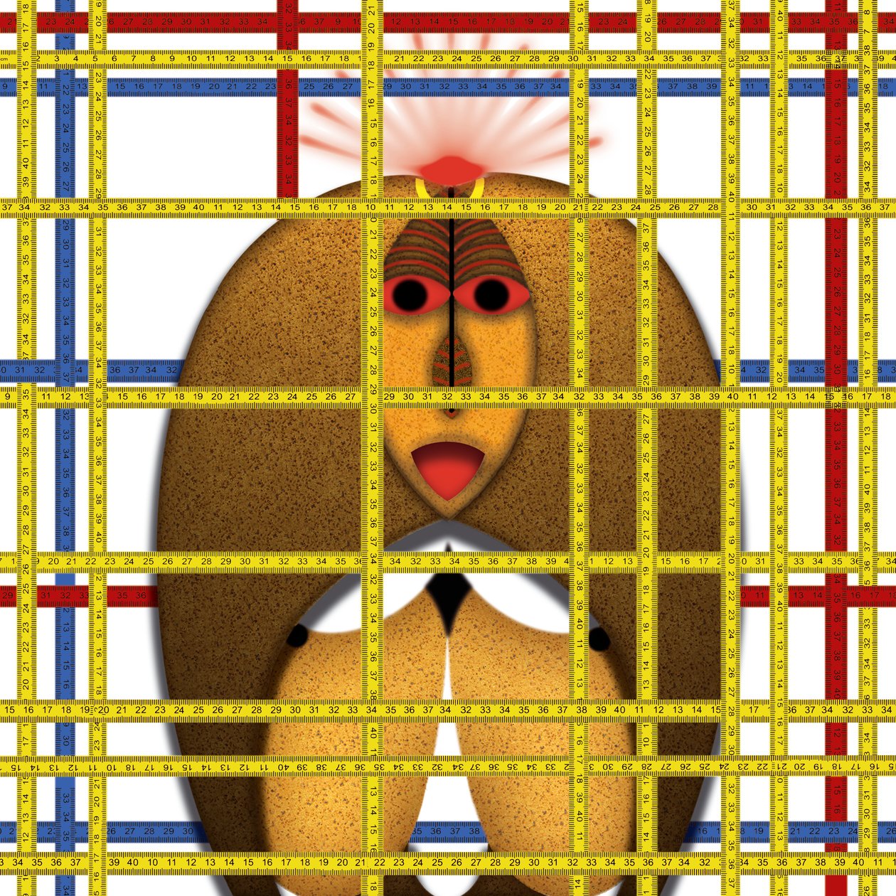 Dierlijke beweegredenen (I) - Hommage Piet Mondriaan door Alexander Eibach