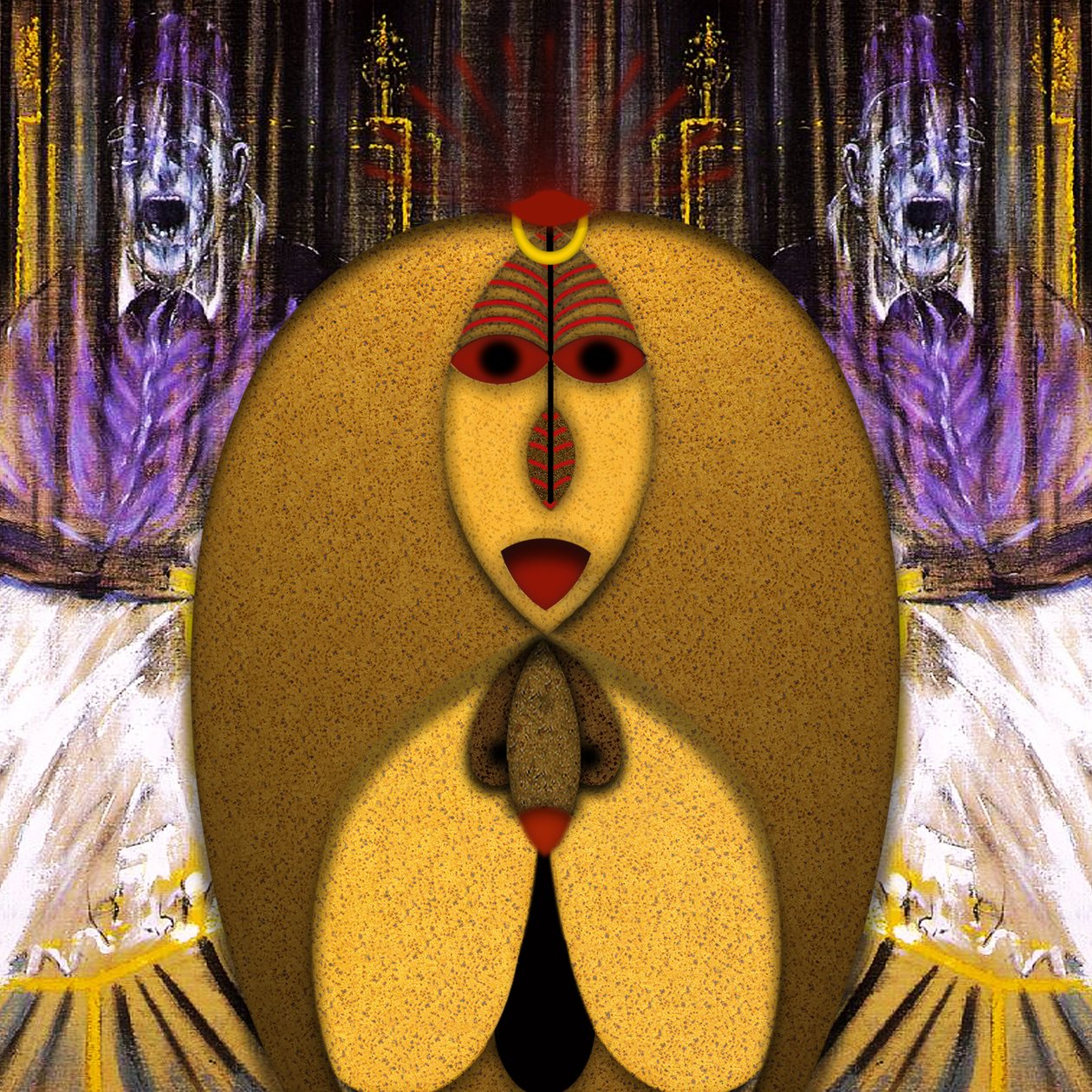 Anima Dannata (III) - Hommage Francis Bacon door Alexander Eibach