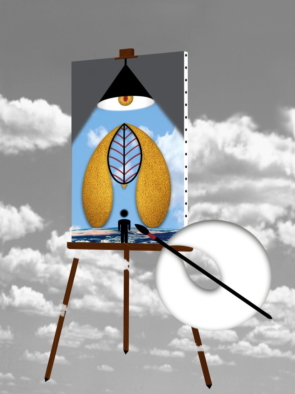 Die Malkunst (I) door Alexander Eibach