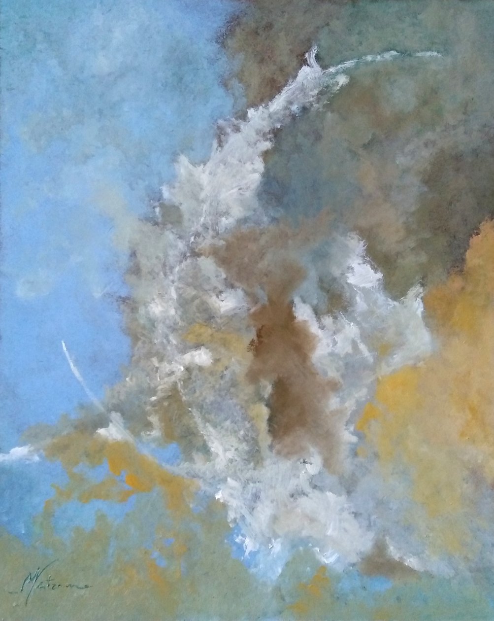 Oker Wolken Studio door M. Vet