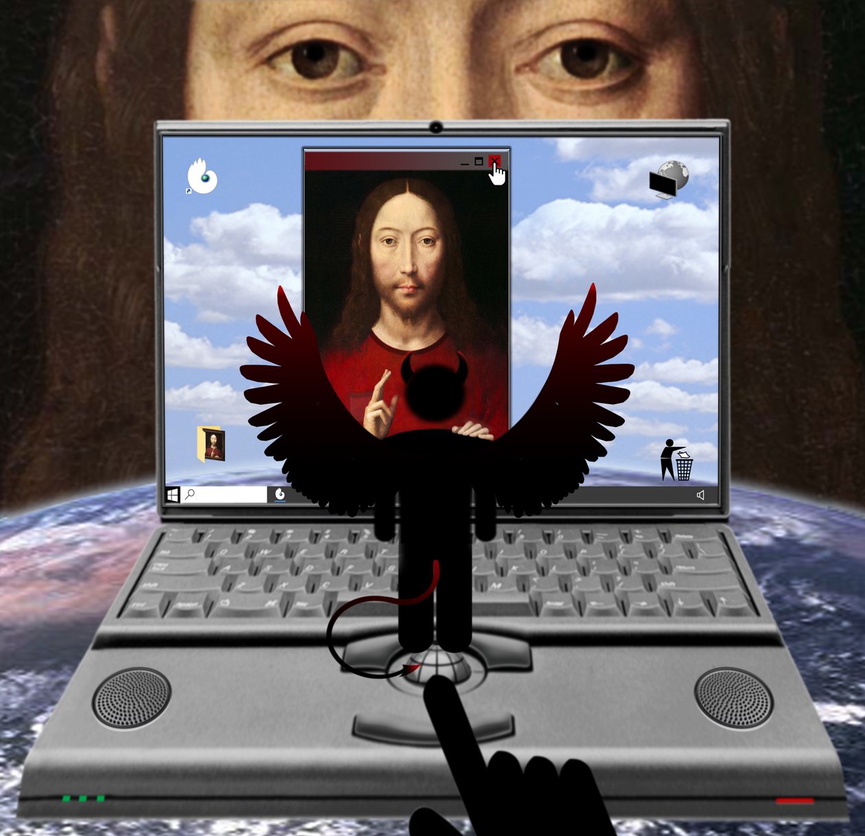 Debat - een dialoog (uit de serie: Windows) door Alexander Eibach