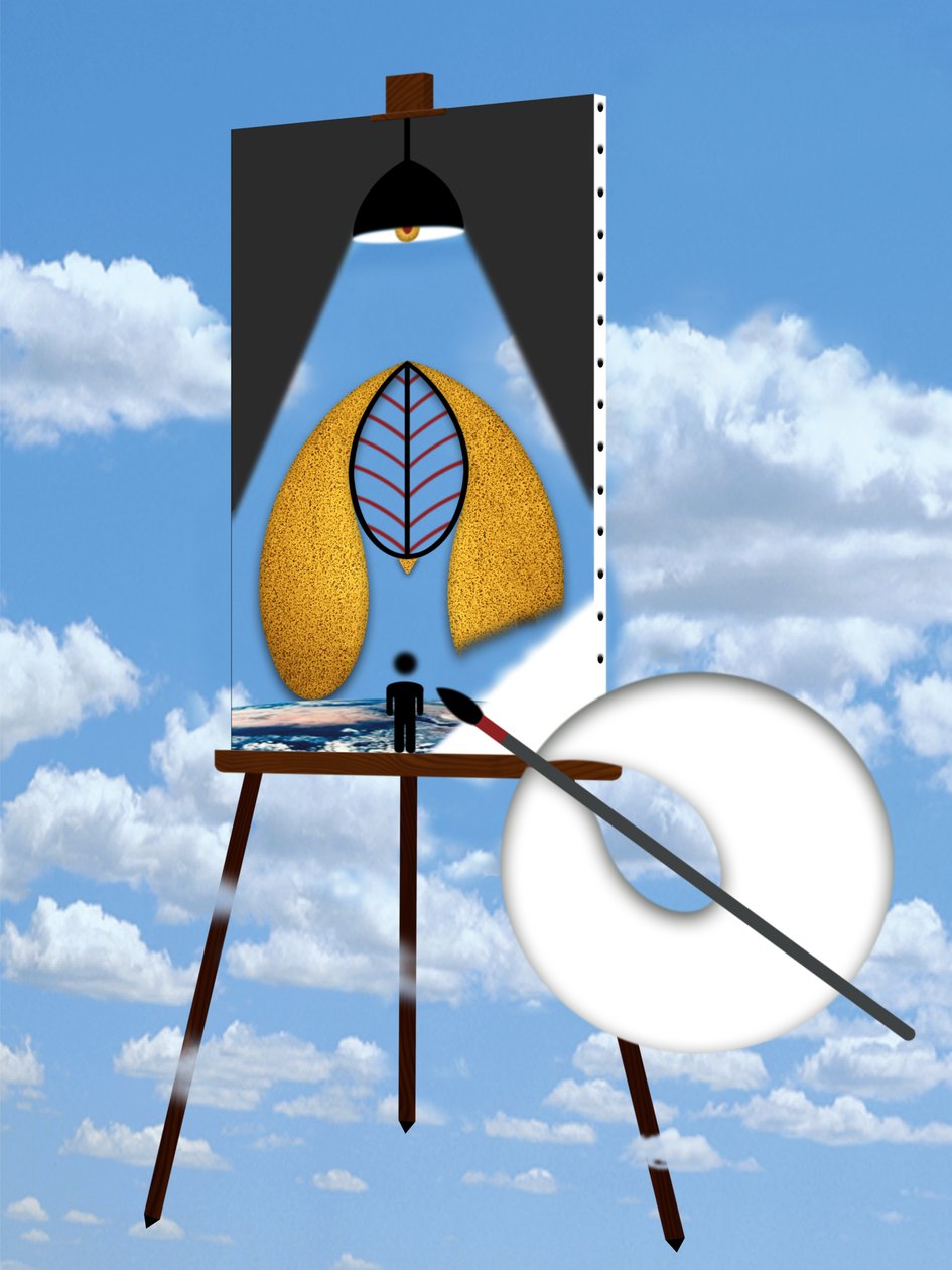 Die Malkunst (II) door Alexander Eibach