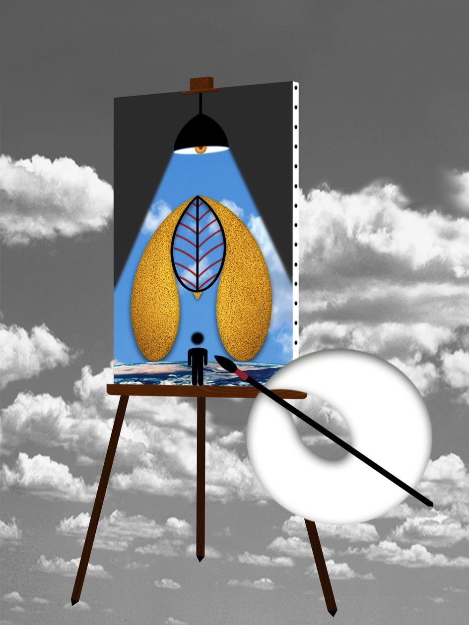 Die Malkunst (I) door Alexander Eibach