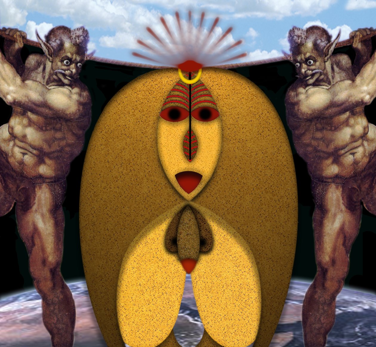 Schwierige Überfahrt (II) (aus der Serie Anima Dannata) door Alexander Eibach