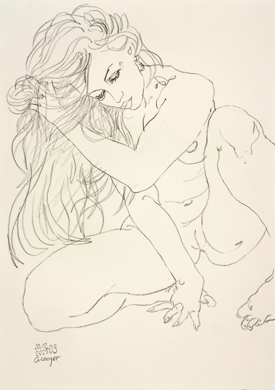 Mooi meisje door Gunter Langer