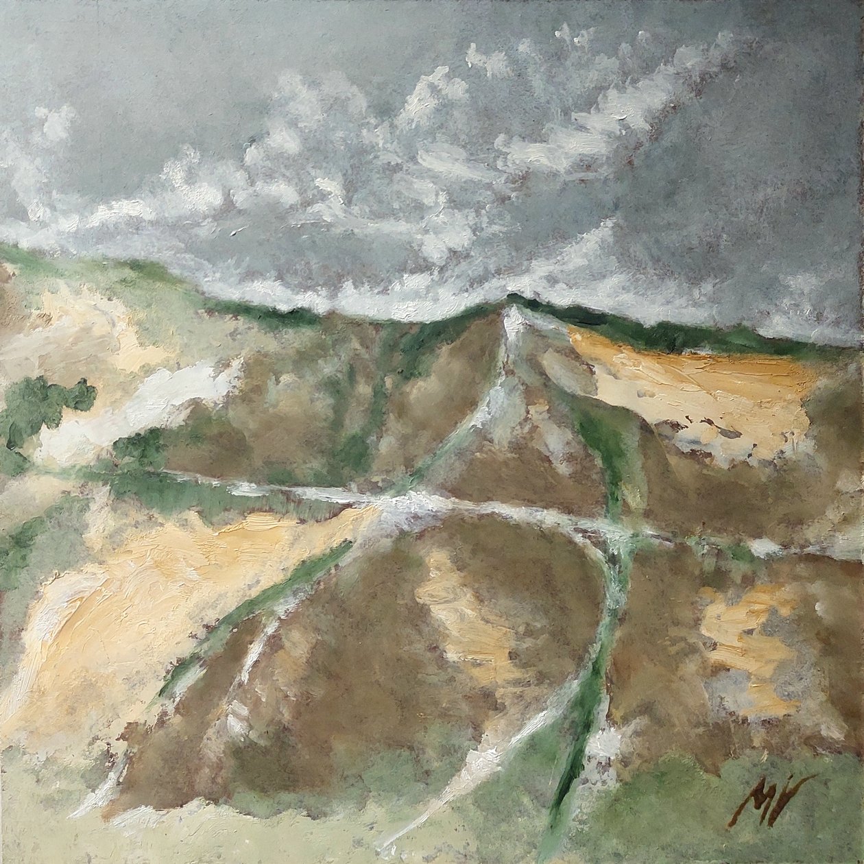 Diepe heuvel door M. Vet