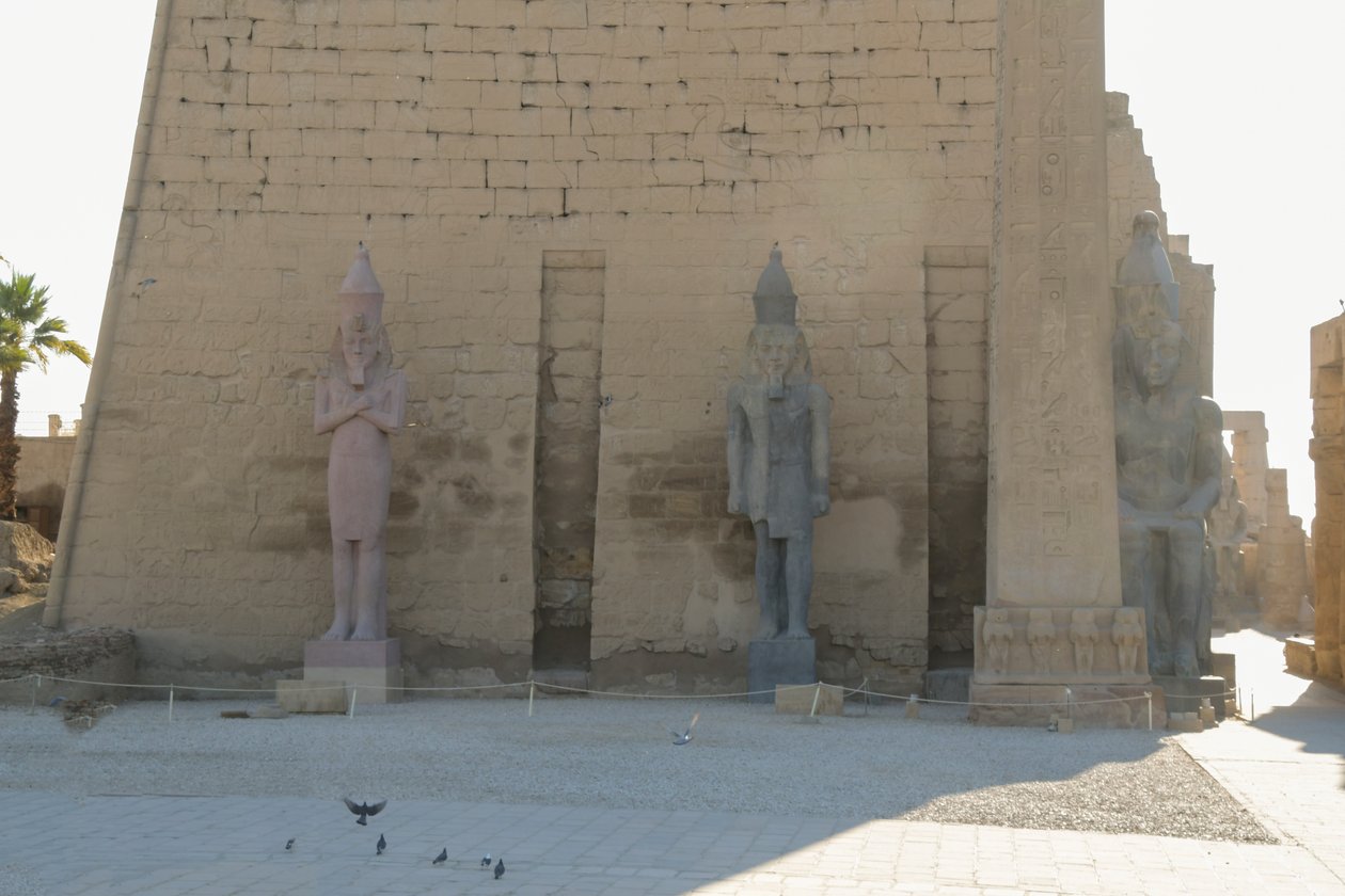 De tempel van Luxor, Oud-Egyptische architectuur in Luxor door Albert Mansour
