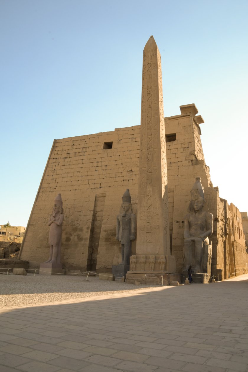 De tempel van Luxor, Oud-Egyptische architectuur in Luxor door Albert Mansour