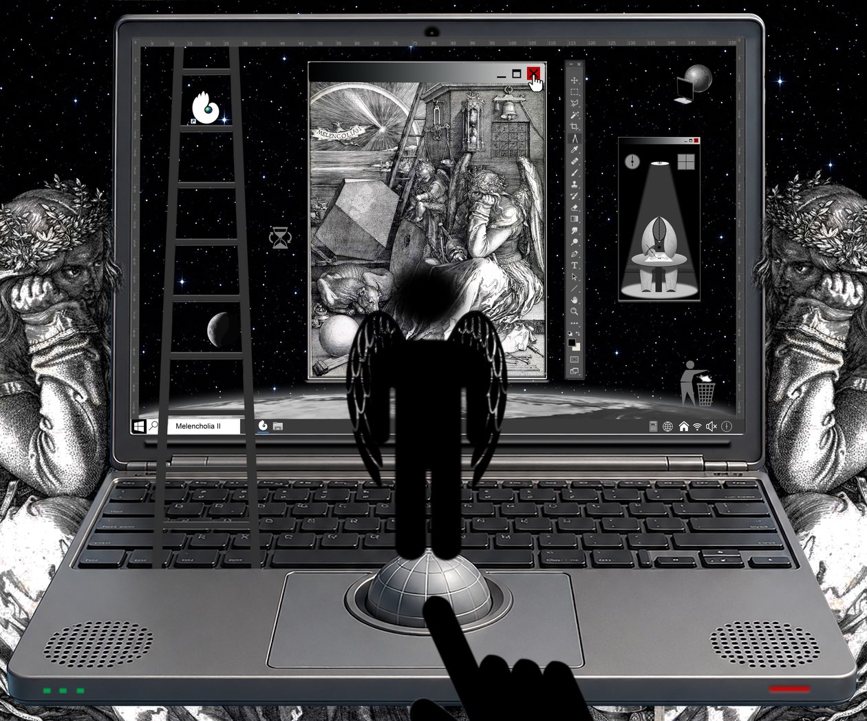 Melencholia II door Alexander Eibach