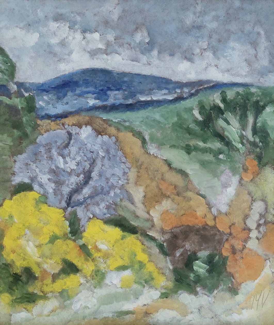 Mediterraan landschap door M. Vet