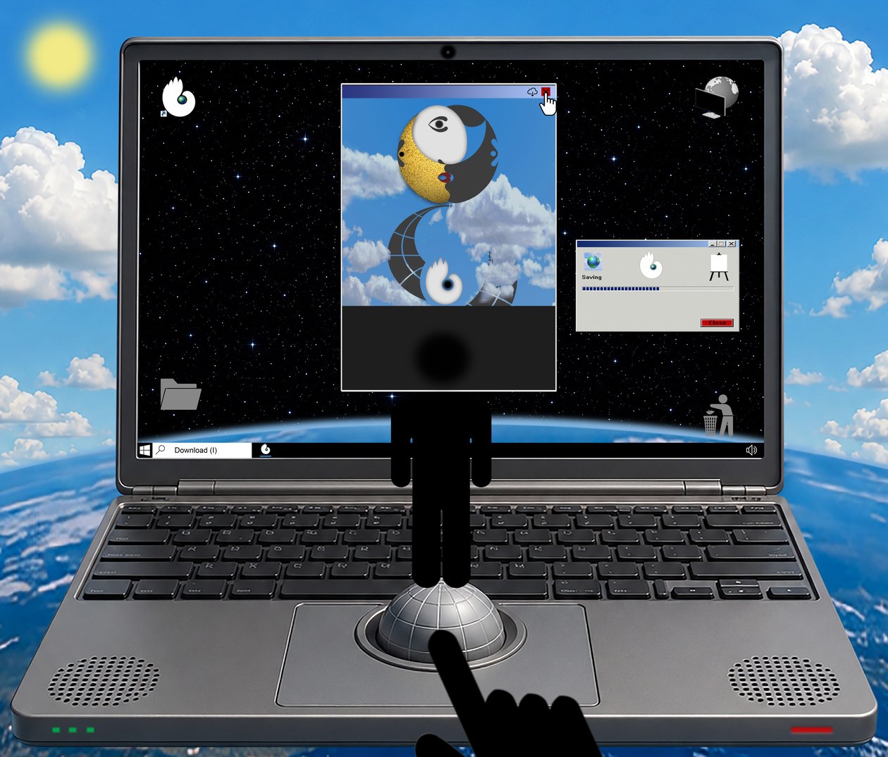 Download (I) (uit de serie Windows) door Alexander Eibach