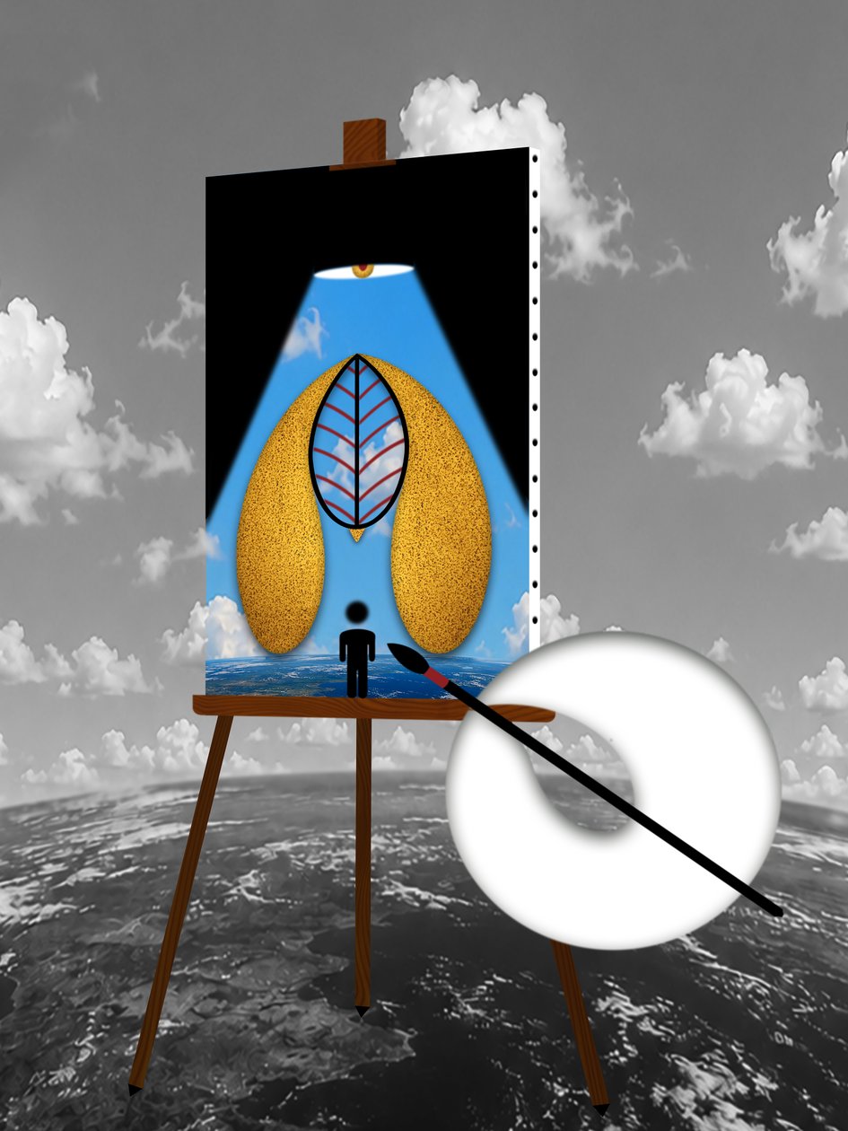 De schilderkunst (I) door Alexander Eibach