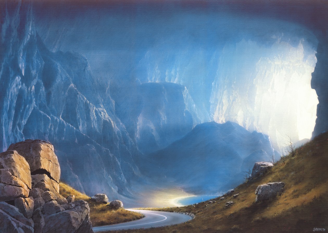 Bergpas door Hans-Werner Sahm