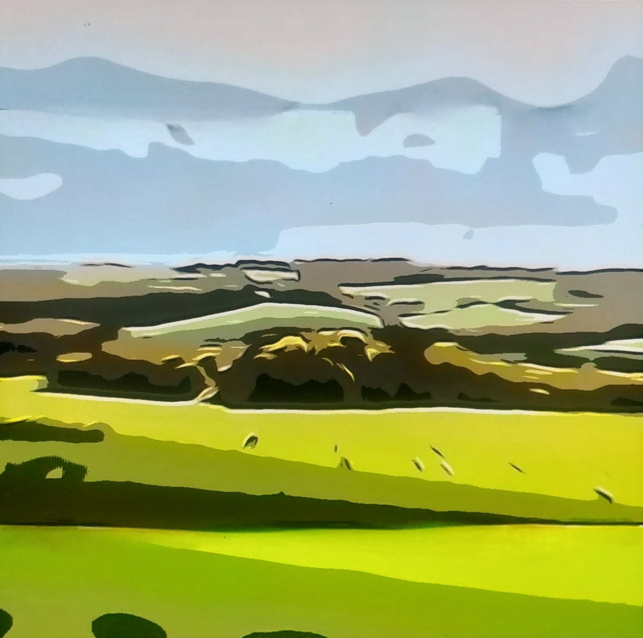 Digitale Landschaft 04 door M. Vet