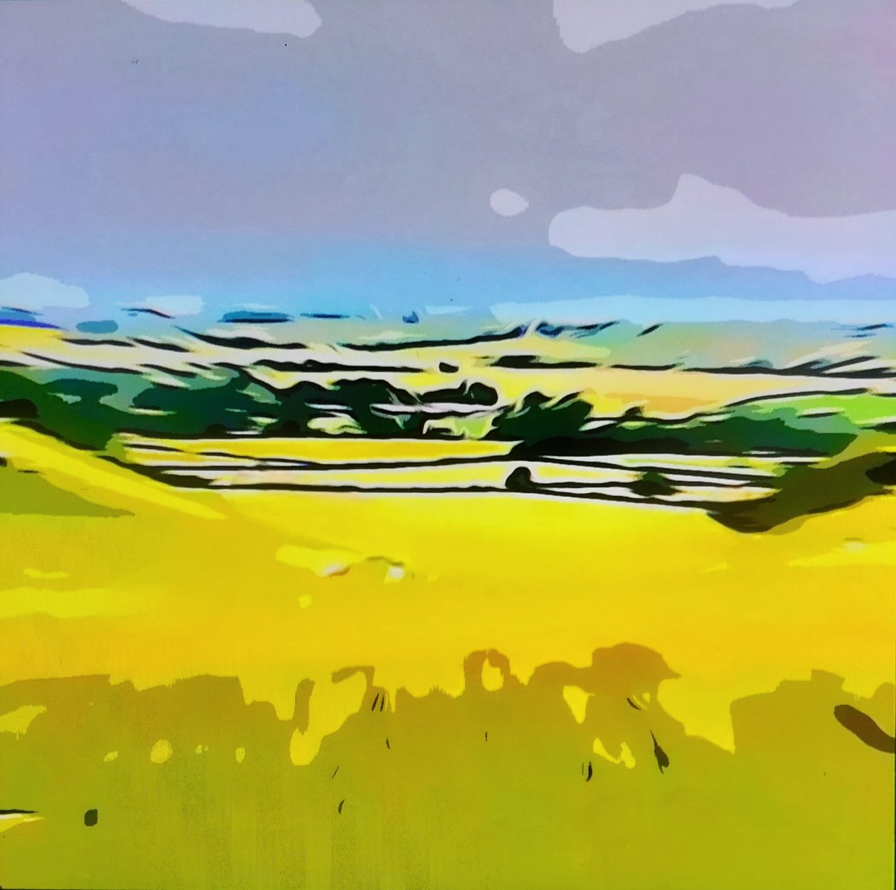 Digitale Landschaft 06 door M. Vet