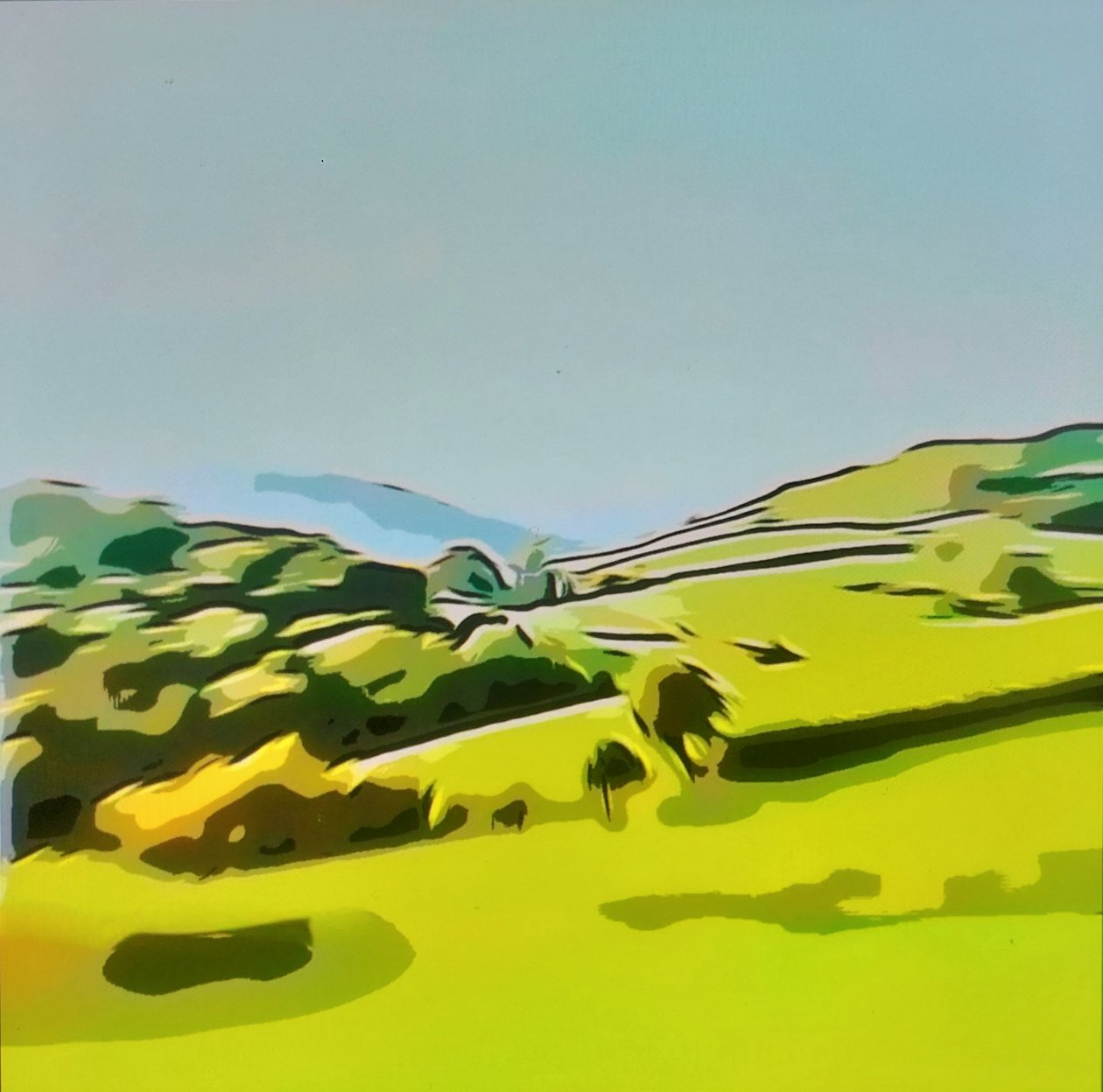 Digitale Landschaft 07 door M. Vet