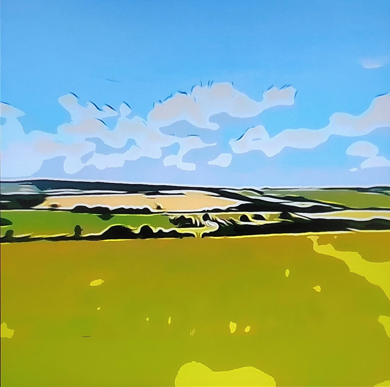 Digitale Landschaft 17 door M. Vet