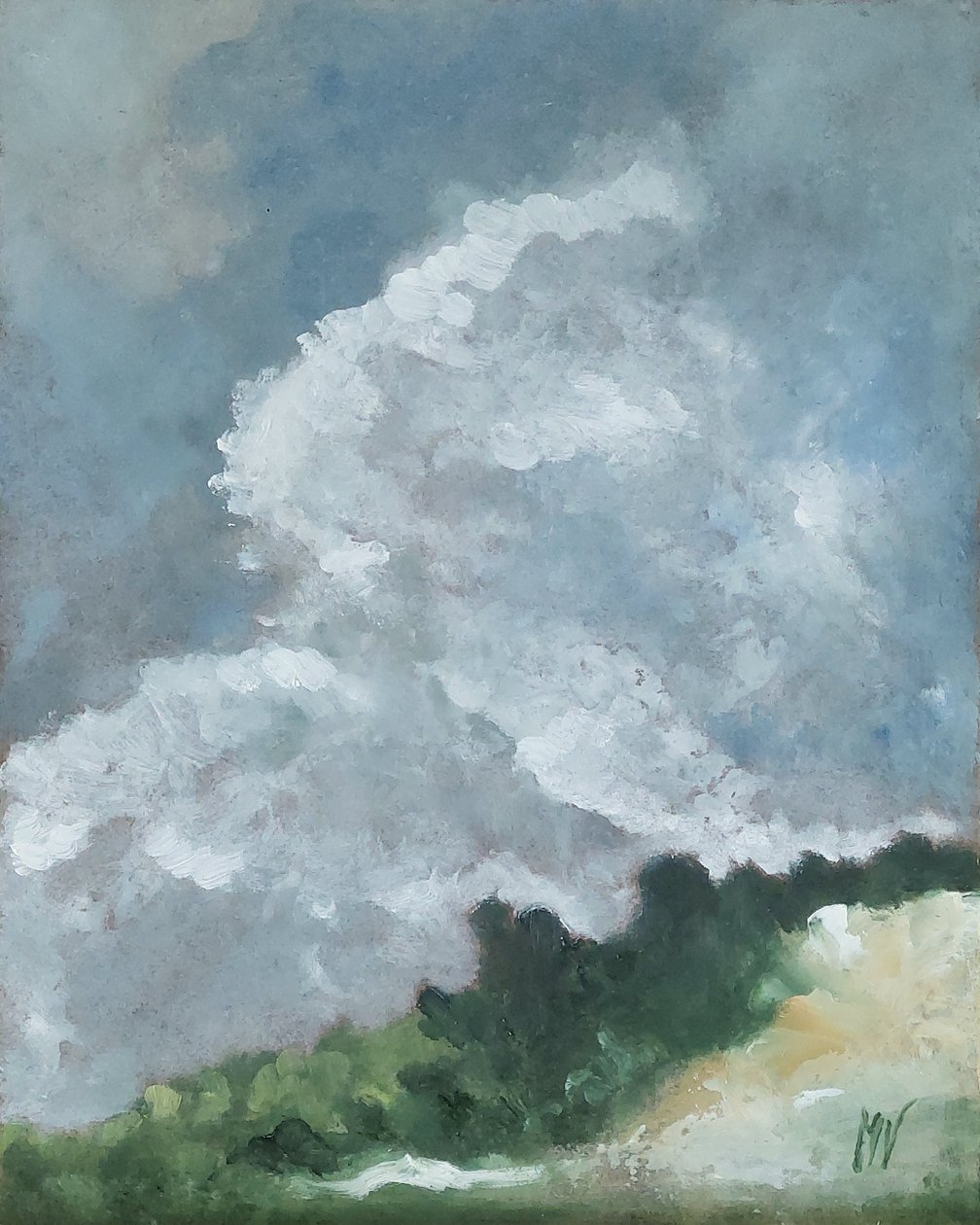 Wolken darüber door M. Vet