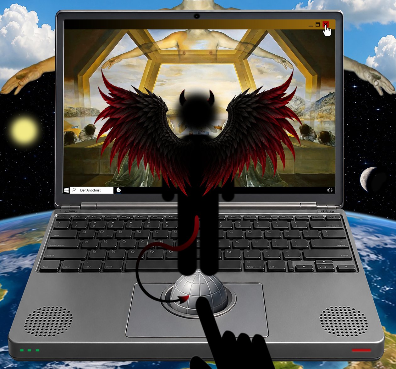 Der Antichrist (I) (aus der Serie WINDOWS) door Alexander Eibach