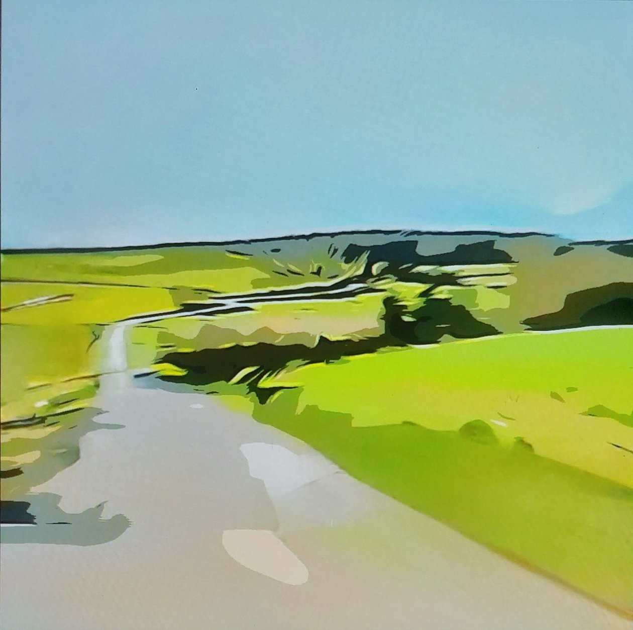Digitale Landschaft 31 door M. Vet