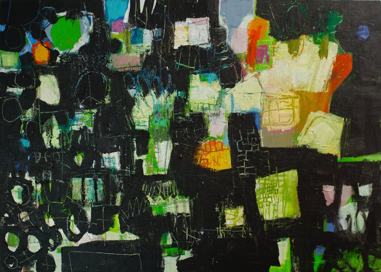 Black Abstraction 1 door OBOSHI