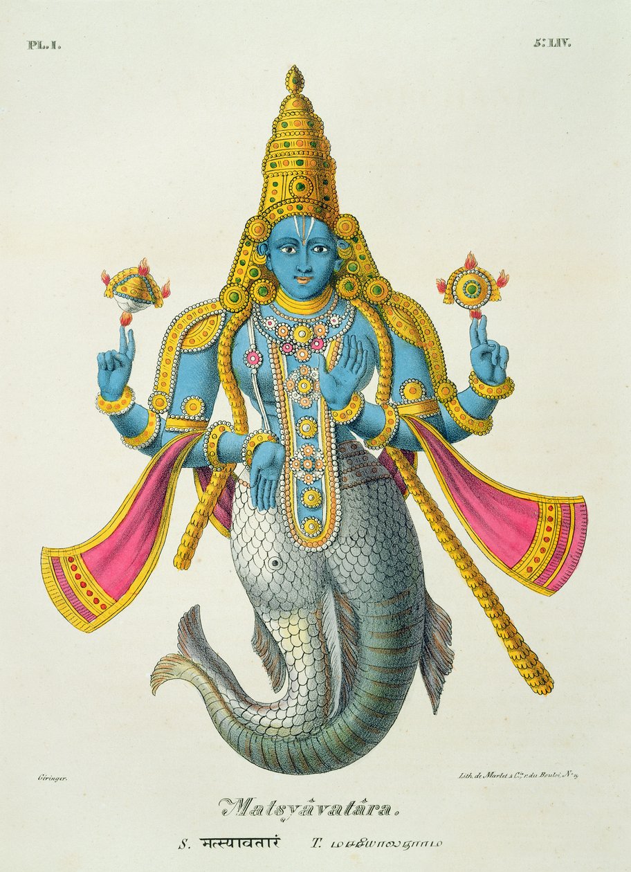 Matsyavatara of Matsya, uit 