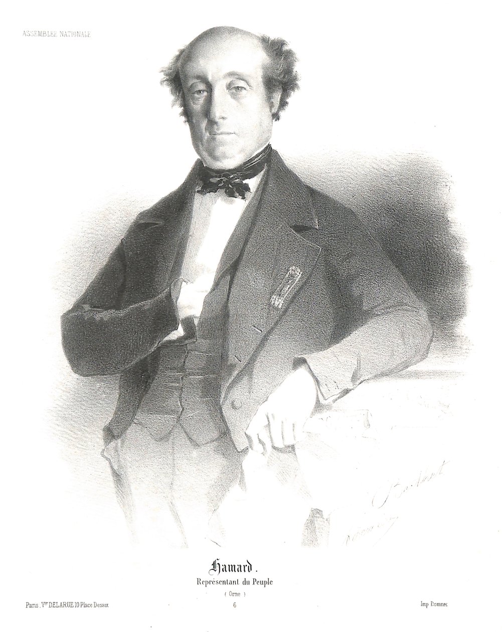 Portret van Pascal HAMARD door A. Lemaire Berthet