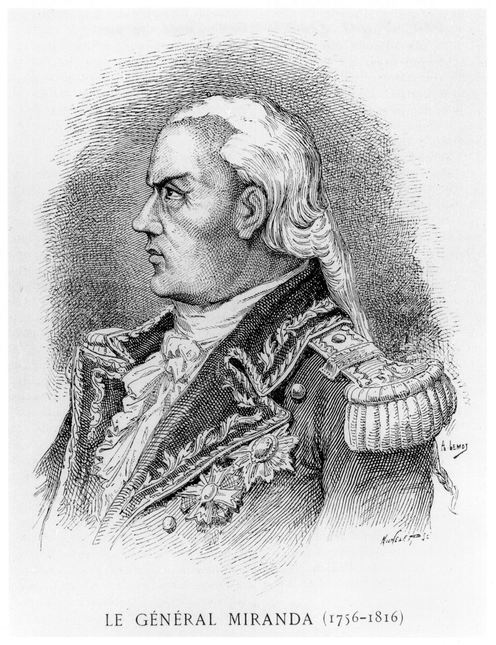 Francisco de Miranda (1750-1816) uit 