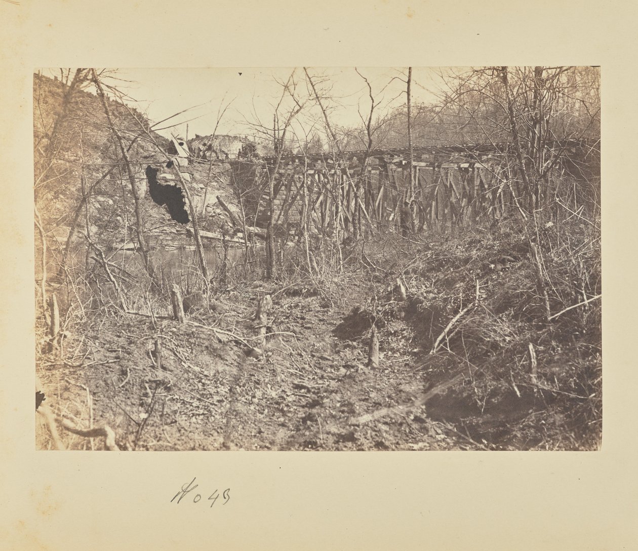 Brug over Bull Run door A.J. Russell