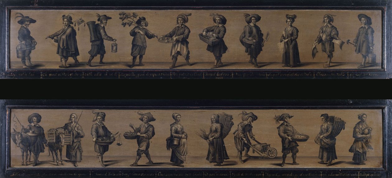 Les Cris de Paris, in 1634 door A. Doy
