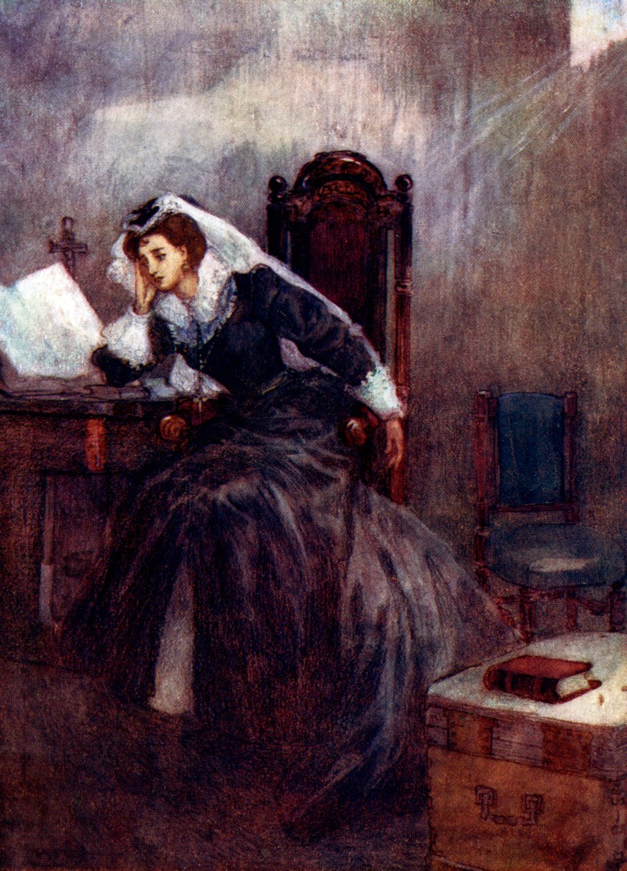 Negentien jaar lang werd deze arme koningin gevangen gehouden, 16e eeuw, 1905 door A. S. Forrest