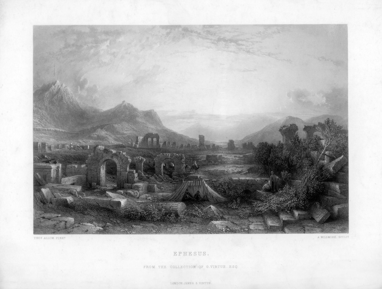 Efeze, Turkije door A. Willmore