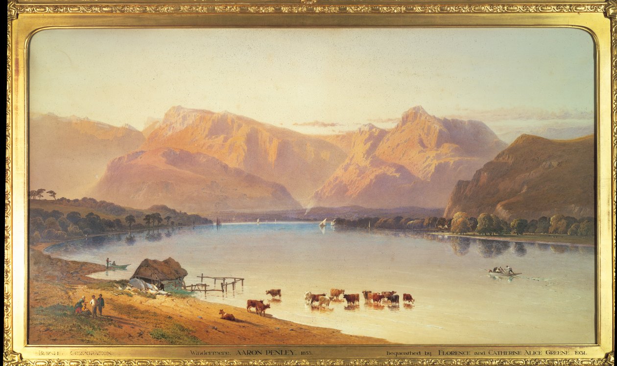 Een uitzicht op Windermere door Aaron Edwin Penley