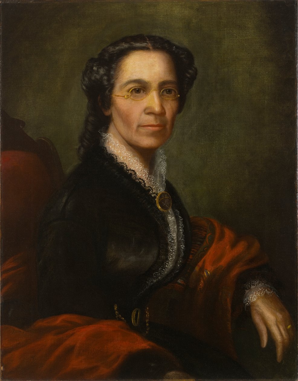 Portret van mevrouw John Jones, c.1865 door Aaron E. Darling