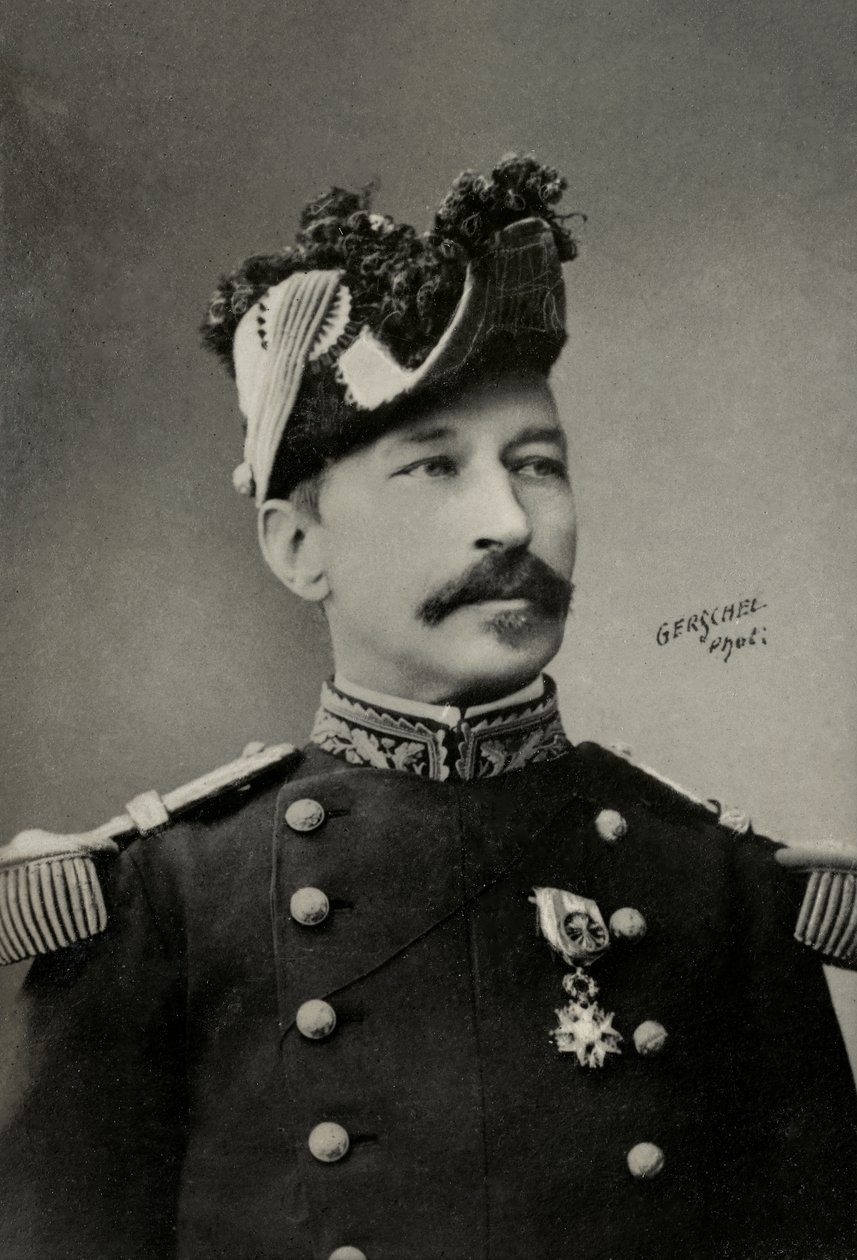 Portret van generaal Andre Louis (foto) door Aaron Gerschel
