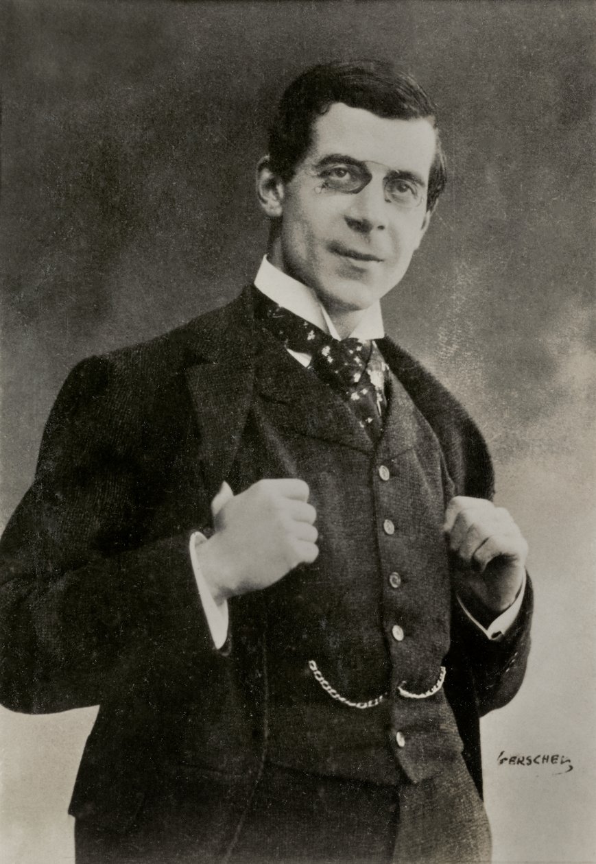 Portret van de Franse kunstenaar Georges Berr ( 1867 door Aaron Gerschel