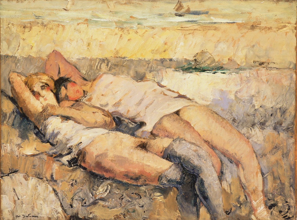 Twee vrienden, ca. 1925 door Abel Bertram