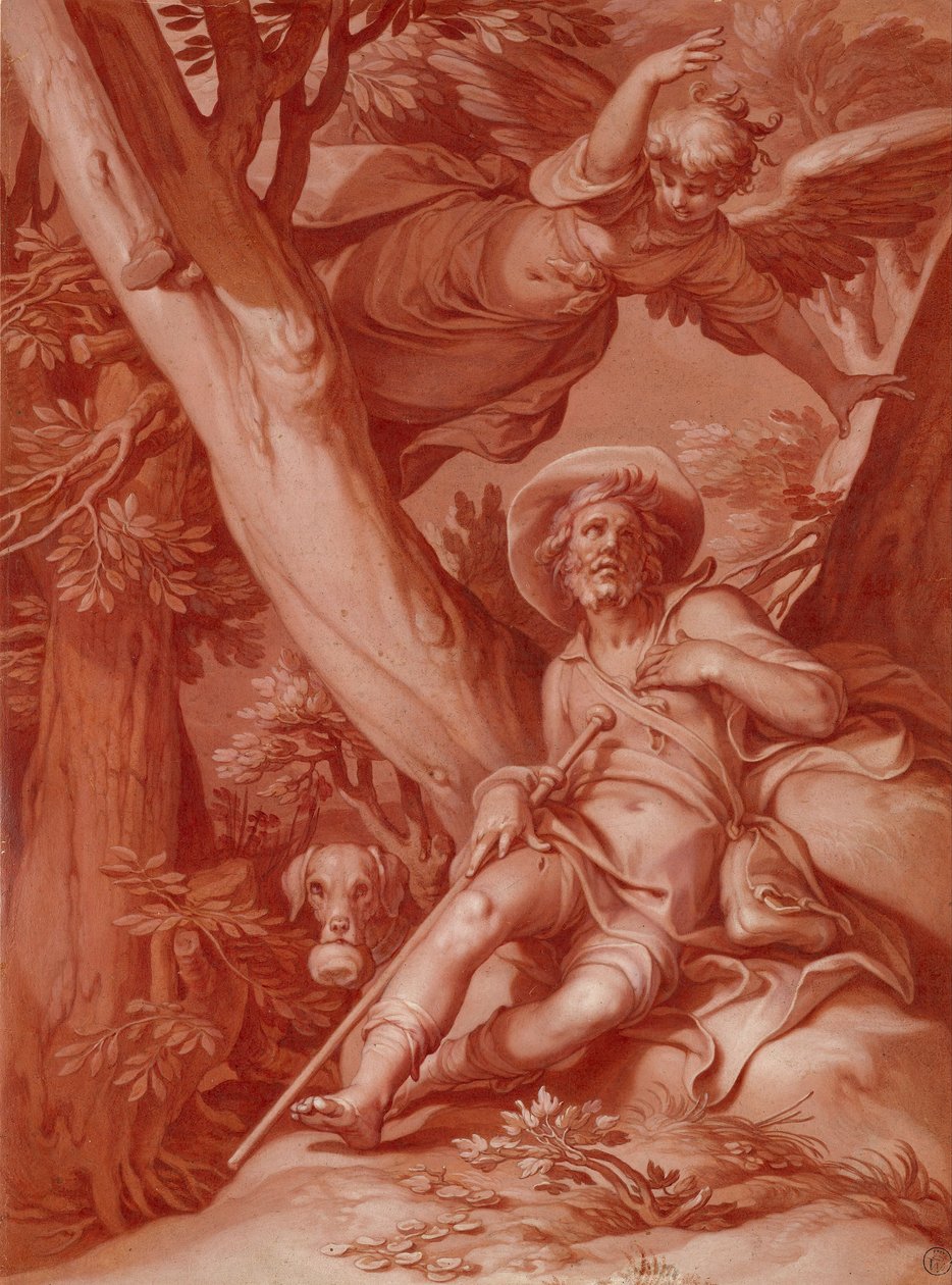 St. Rochus door Abraham Bloemaert