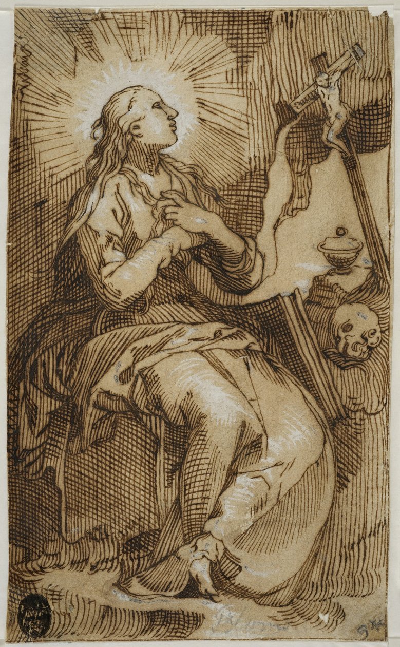 Sint-Maria Magdalena door Abraham Bloemaert
