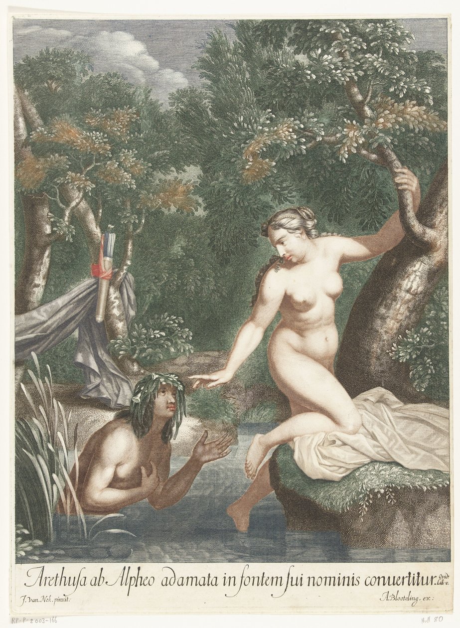 Alpheüs en Arethusa door Abraham Bloteling