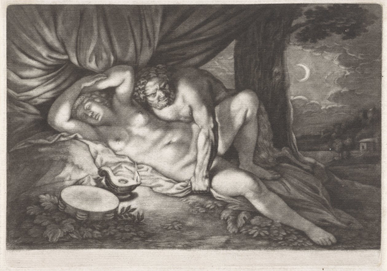 Jupiter en Antiope door Abraham Bloteling