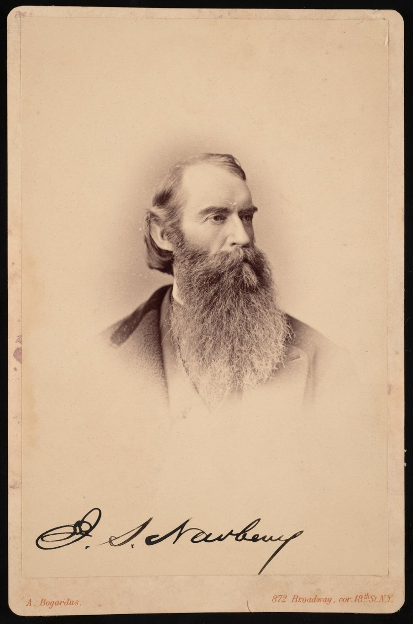 Portret van John Strong Newberry door Abraham Bogardus