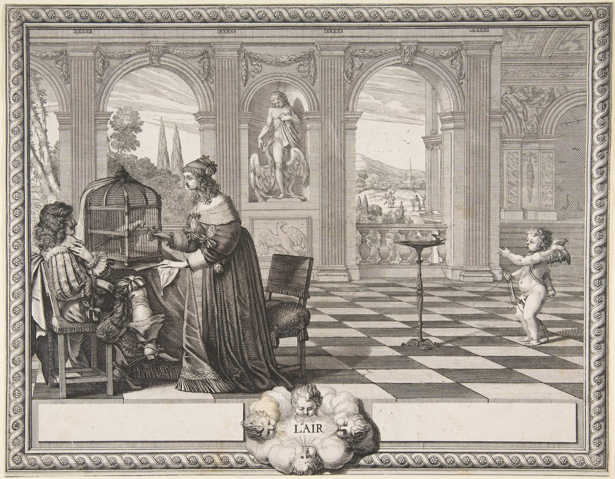 Lucht door Abraham Bosse