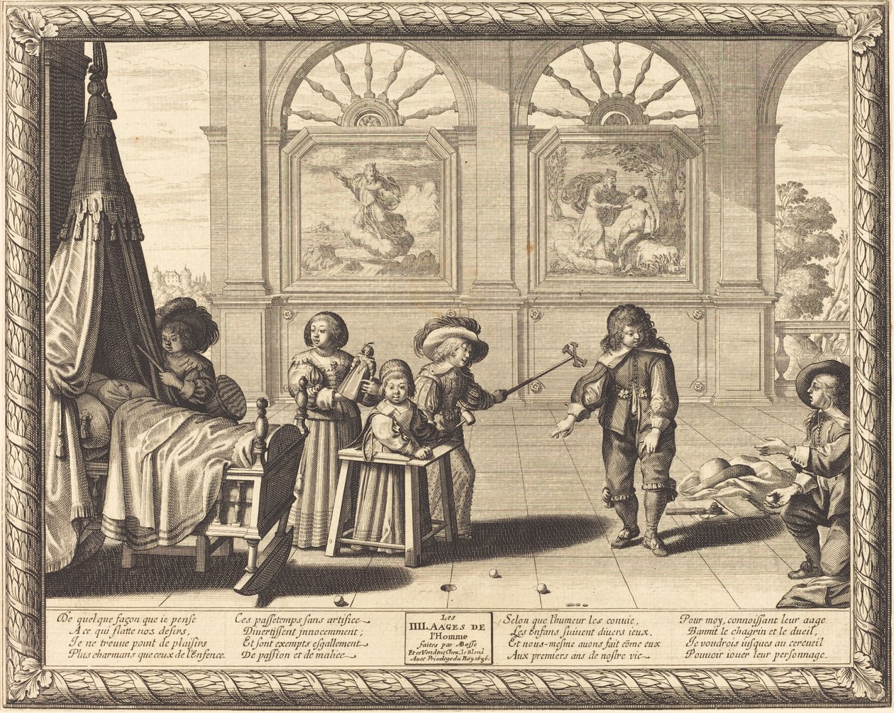 Kinderjaren door Abraham Bosse