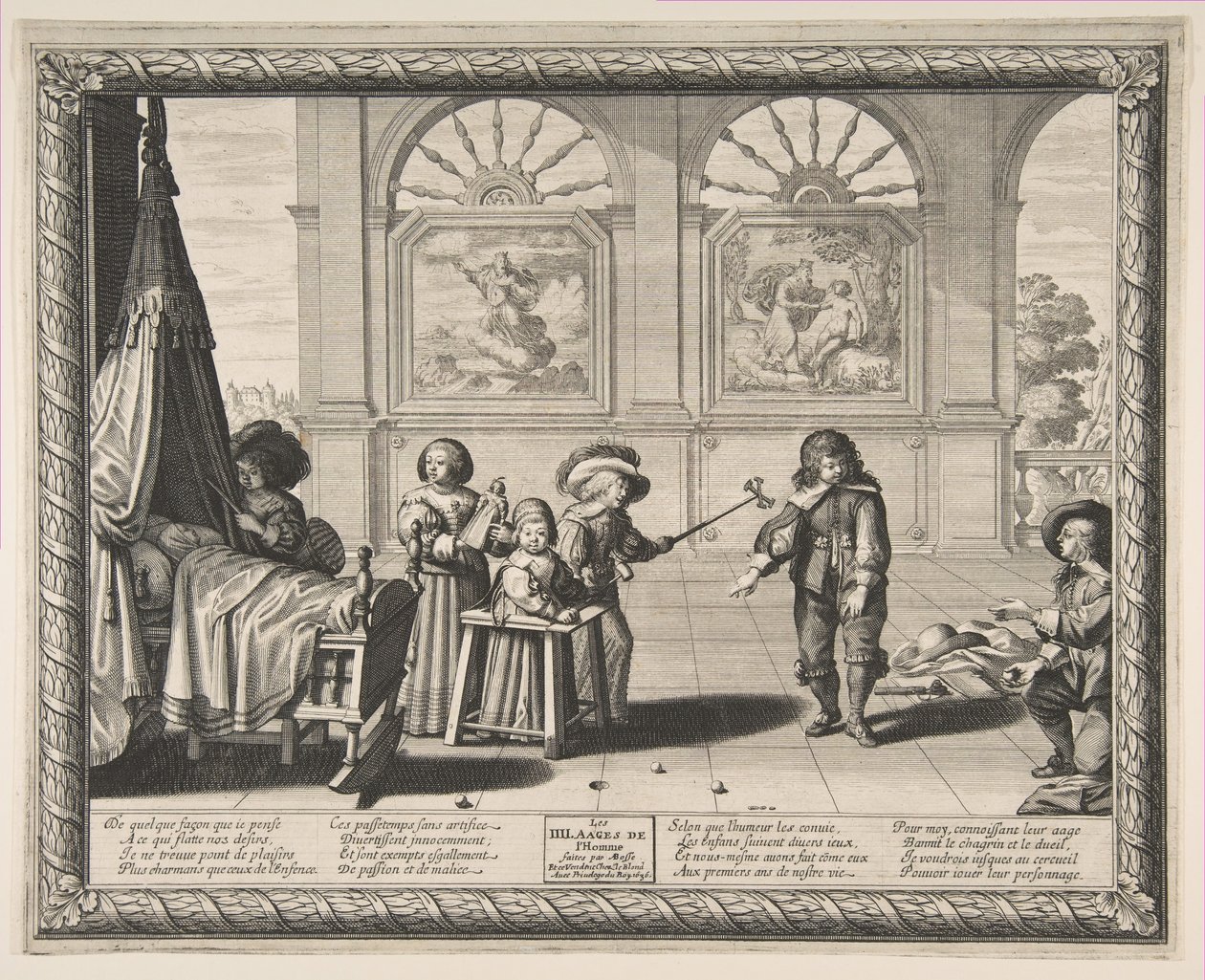 Kinderjaren door Abraham Bosse